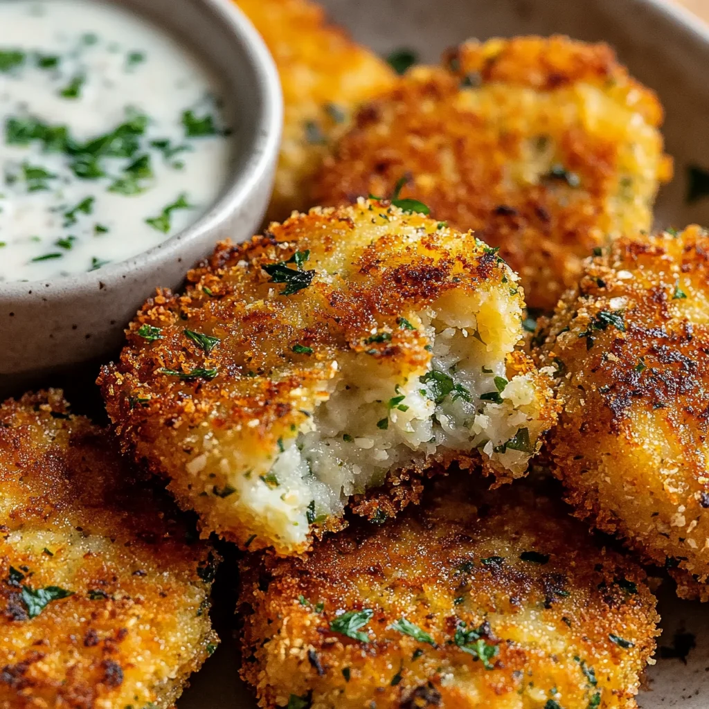 Airfryer Kohlrabi Schnitzel Kräuter