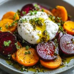Gebratene Rote Bete und Karotten mit Burrata – Das Beste Rezept für Geschmack & Gesundheit
