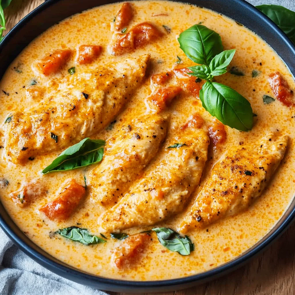 Hähnchenfilet in Frischkäse-Parmesan-Soße: Einfaches Rezept für jeden Tag
