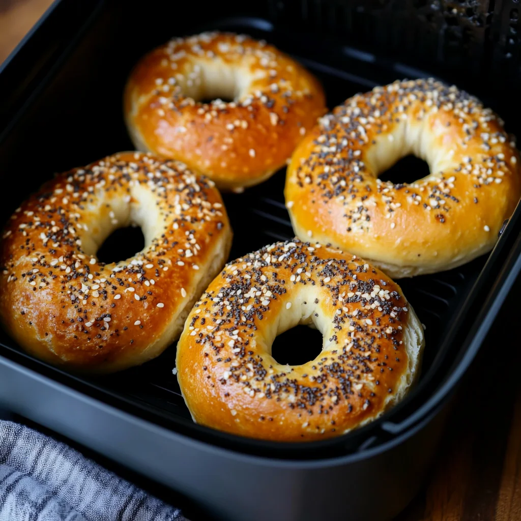 Bagels aus der Heißluftfritteuse