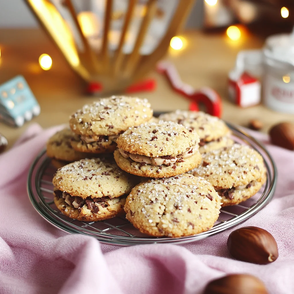 Haselnuss-Nougat-Plätzchen