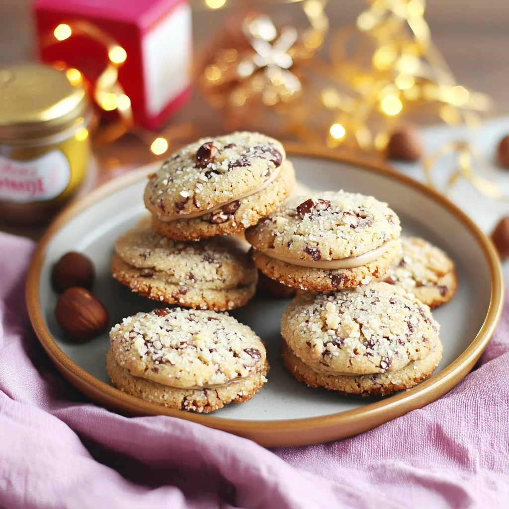 Haselnuss-Nougat-Plätzchen