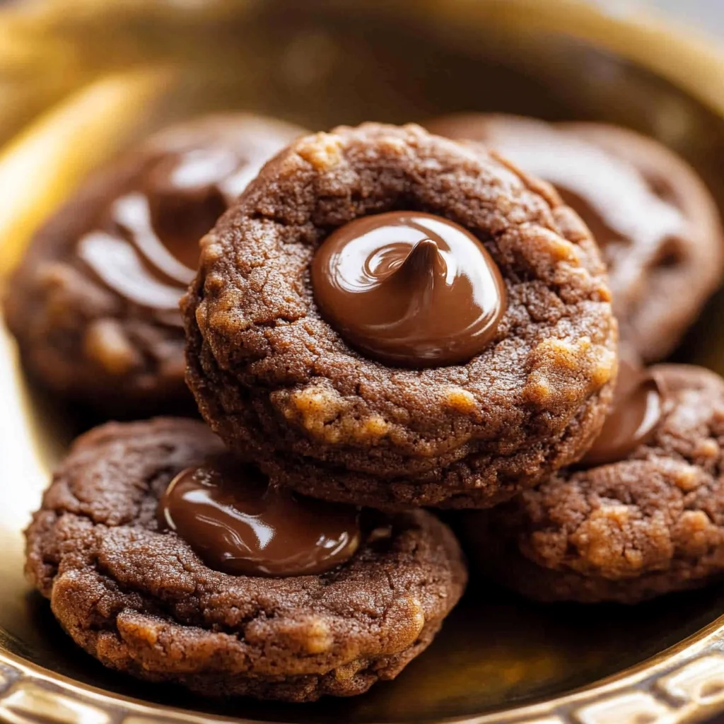 Nutella Kekse mit weichem Kern