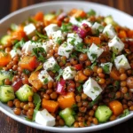 Orientalischer Linsensalat