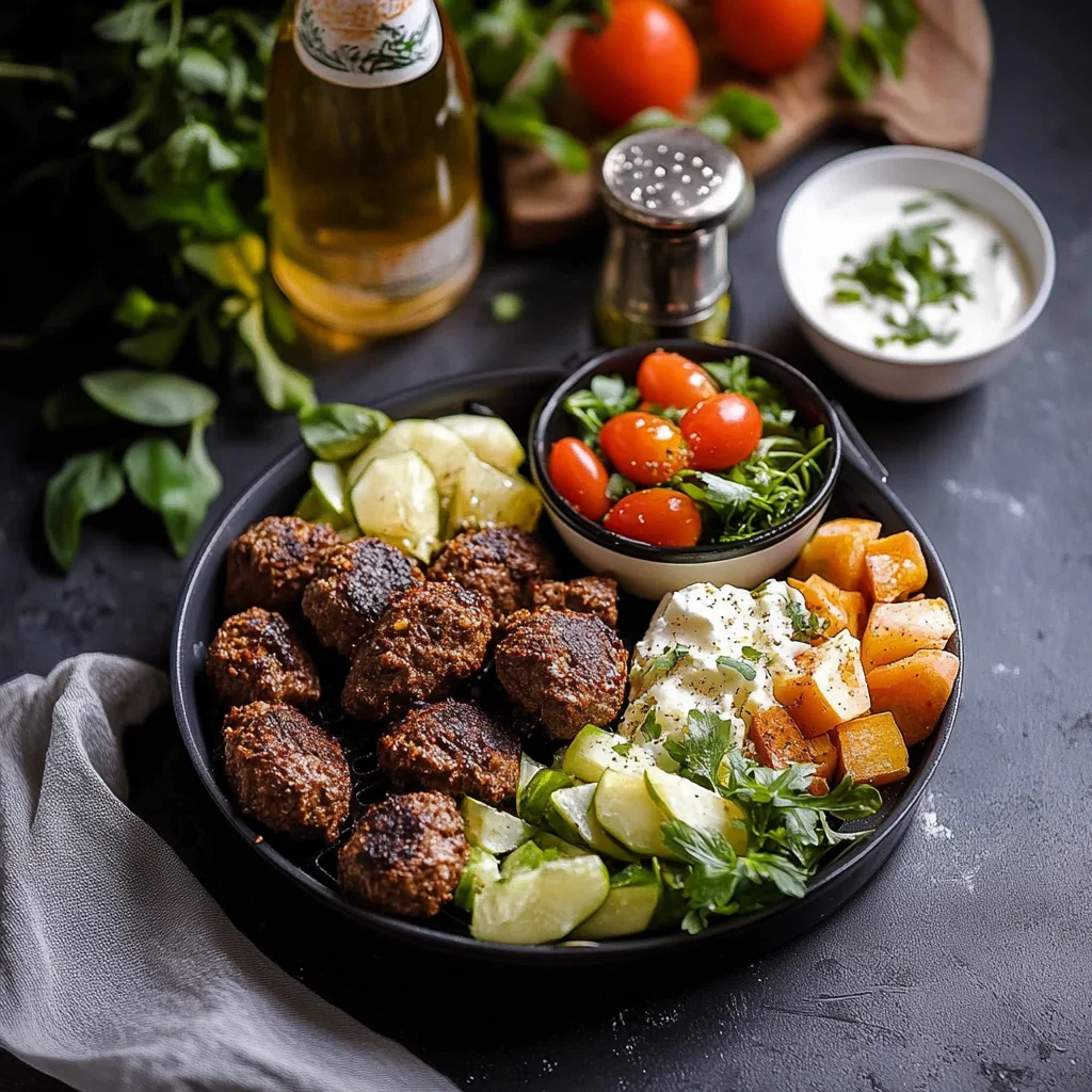 Schnelle Bifteki aus dem Airfryer!